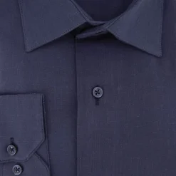 Chemise unie regular fit coton aspect lin Homme BILL TORNADE