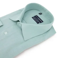 Chemise unie regular fit coton aspect lin Homme BILL TORNADE