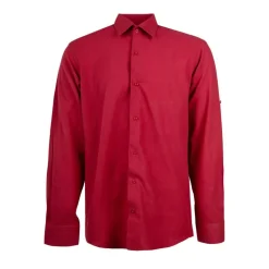 Chemise unie regular fit coton aspect lin Homme BILL TORNADE