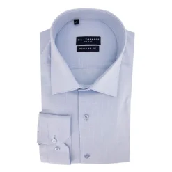 Chemise unie regular fit coton aspect lin Homme BILL TORNADE