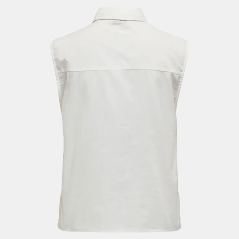 Chemisette tallie broderie anglaise sans manches Femme JDY