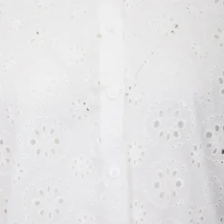 Chemisier broderie anglaise blanc clodia Femme LA PETITE ETOILE