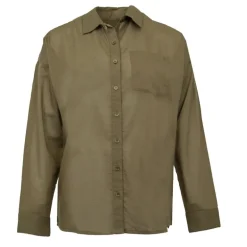 Chemisier fin kaki Coralia léger Femme LA PETITE ETOILE