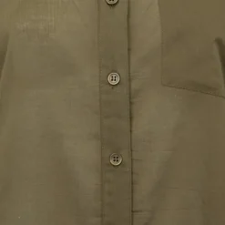 Chemisier fin kaki Coralia léger Femme LA PETITE ETOILE