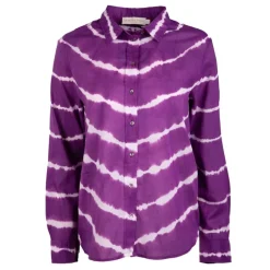 Chemisier manches longues tie and dye theorine en coton Femme LA PETITE ETOILE