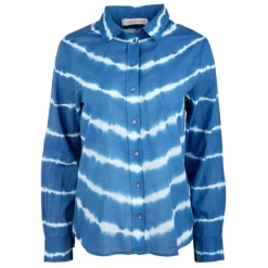 Chemisier manches longues tie and dye theorine en coton Femme LA PETITE ETOILE