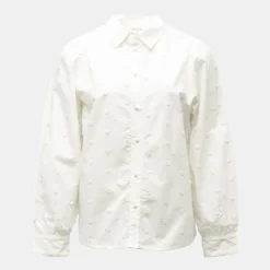 Chemisier noir claryne à motif coeurs brodés Femme DEELUXE 74