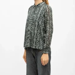 Chemisier verte annika avec imprimé Femme DEELUXE 74