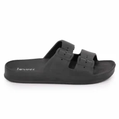 Claquette uni caoutchouc Femme LOVETT