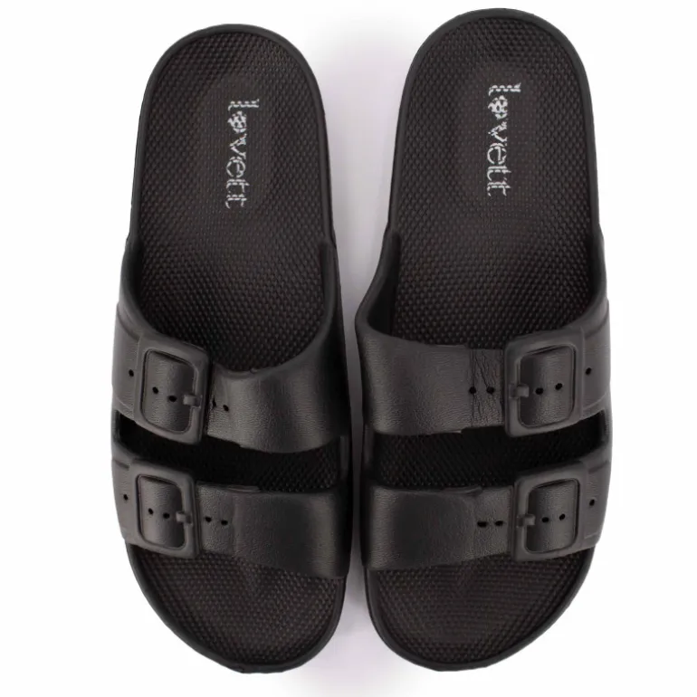 Claquette uni caoutchouc Femme LOVETT