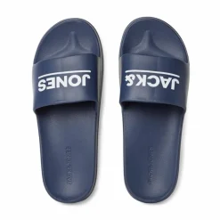 Claquette/mules uni avec logo Homme JACK & JONES