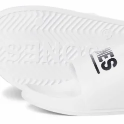 Claquette/mules uni avec logo Homme JACK & JONES