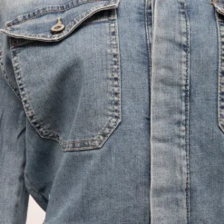 Combipantalon jean bleu denim délavé Femme PLEASE