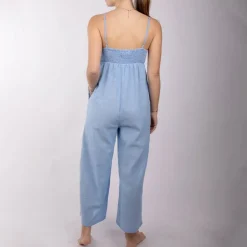 Combipantalon stellia bleu ciel avec noeud Femme LA PETITE ETOILE