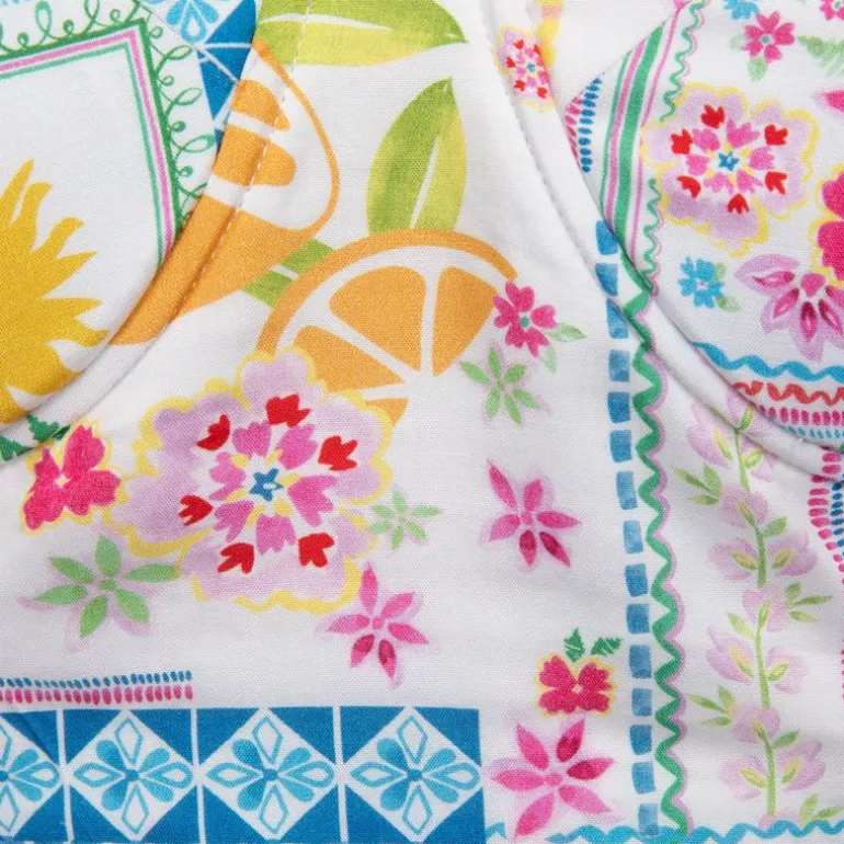 Corset top carré della à bretelles imprimé Femme LA PETITE ETOILE