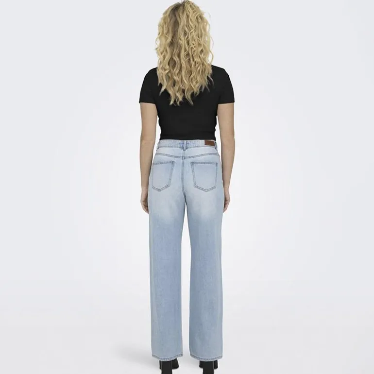 Crop top manches courtes uni Femme ONLY