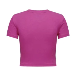 Crop top manches courtes uni Femme ONLY