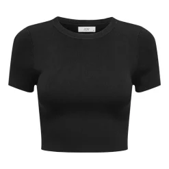 Crop top moulant manches courtes Femme JDY