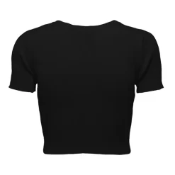 Crop top moulant manches courtes Femme JDY