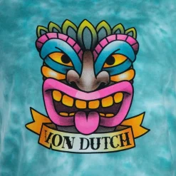 Crop top tie&dye imprimé Femme VON DUTCH