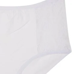Culotte coupe midi côté dentelle Femme LINGERIE AU FEMININ