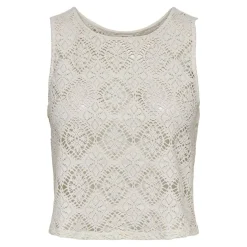 Débardeur à dentelle eva col rond regular Femme JDY