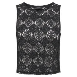 Débardeur à dentelle eva col rond regular Femme JDY