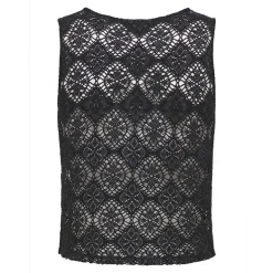 Débardeur à dentelle eva col rond regular Femme JDY