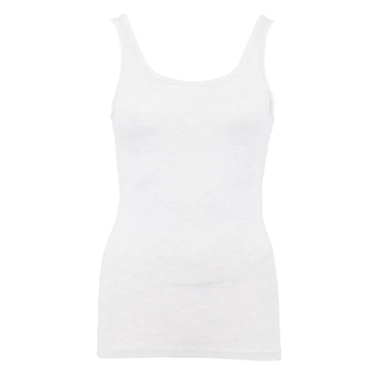 Débardeur ajusté en coton col rond Femme BILL TORNADE