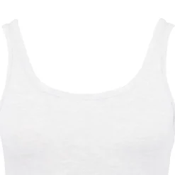 Débardeur ajusté en coton col rond Femme BILL TORNADE