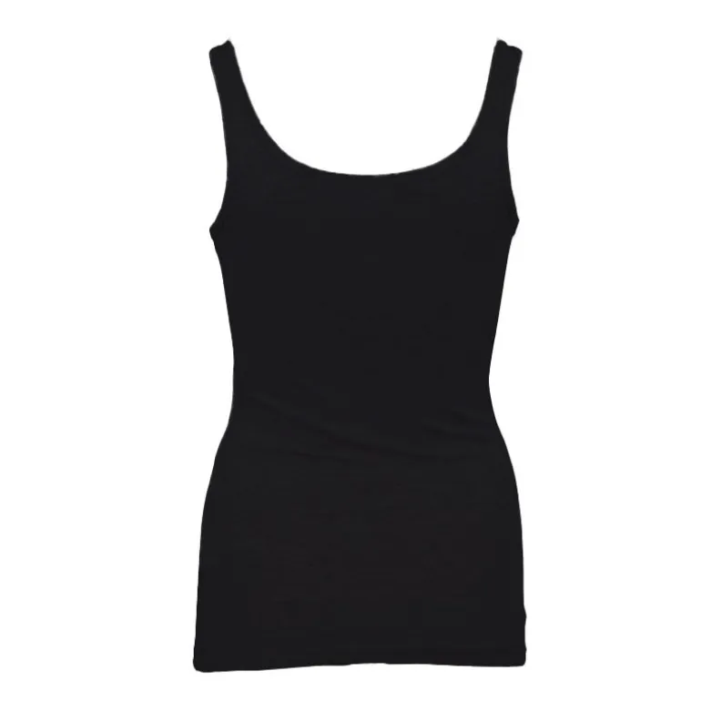 Débardeur ajusté en coton col rond Femme BILL TORNADE