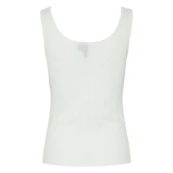 Débardeur col rond ajusté coton Femme PIECES