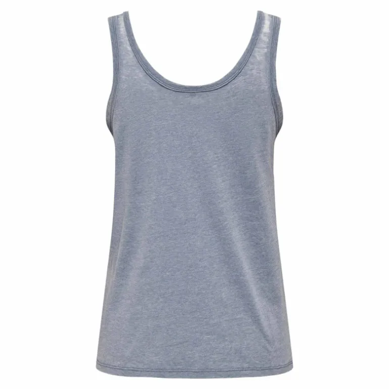 Débardeur sans manches col rond coupe droite Femme ONLY