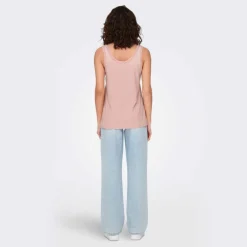 Débardeur sans manches col rond coupe droite Femme ONLY