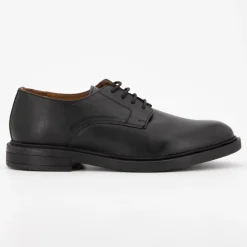 Derbies à lacets basses cuir lisse Homme ELWIN