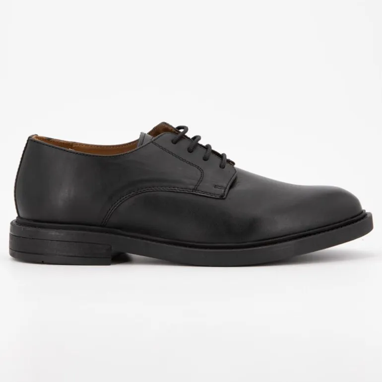 Derbies à lacets basses cuir lisse Homme ELWIN