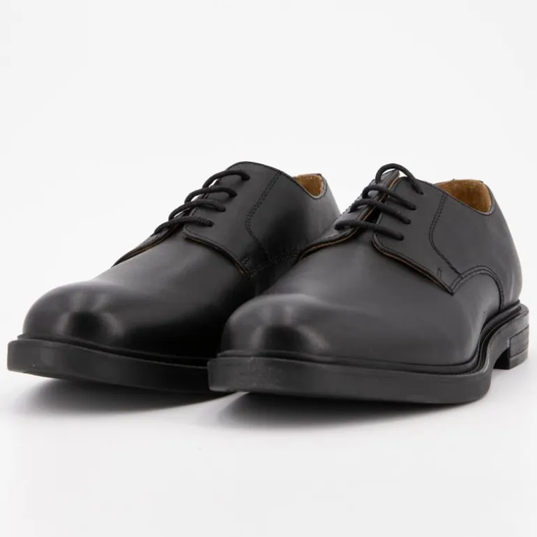 Derbies à lacets basses cuir lisse Homme ELWIN