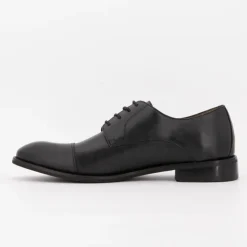 Derbies à lacets noires cuir lisse Homme PIERRE CARDIN