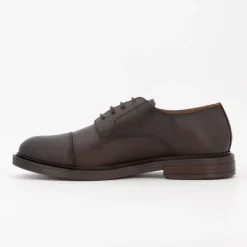 Derbies cuir à lacets avec surpiqures Homme ELWIN