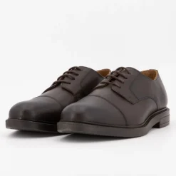 Derbies cuir à lacets avec surpiqures Homme ELWIN