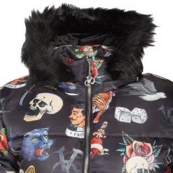 Doudoune à capuche avec fourrure Femme VON DUTCH