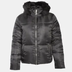 Doudoune bonny noire à capuche Femme VON DUTCH