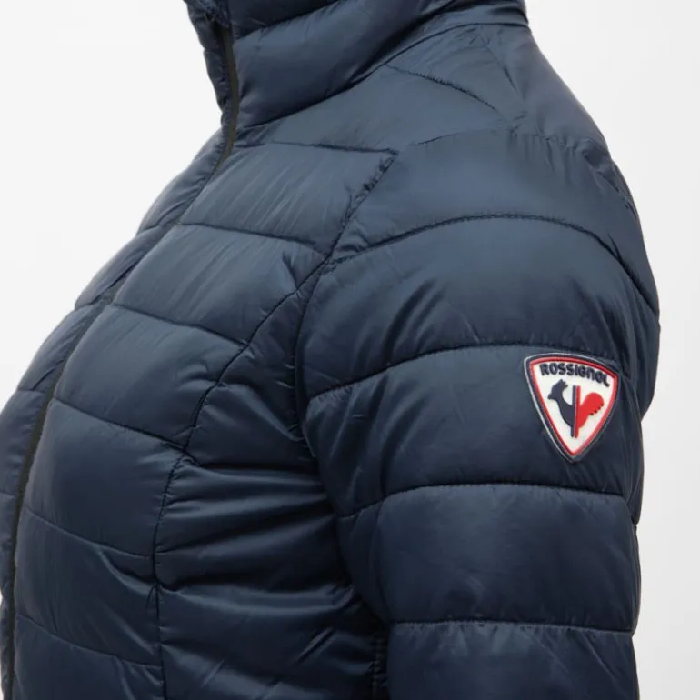 Doudoune fine ajustée matelassée poches zippées col cheminée Femme ROSSIGNOL