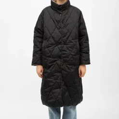 Doudoune matelassée à boutons mi longue nora col montant Femme LA PETITE ETOILE