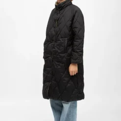 Doudoune matelassée à boutons mi longue nora col montant Femme LA PETITE ETOILE