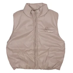 Doudoune sans manche similicuir zippée col montant Fille CXL BY CHRISTIAN LACROIX