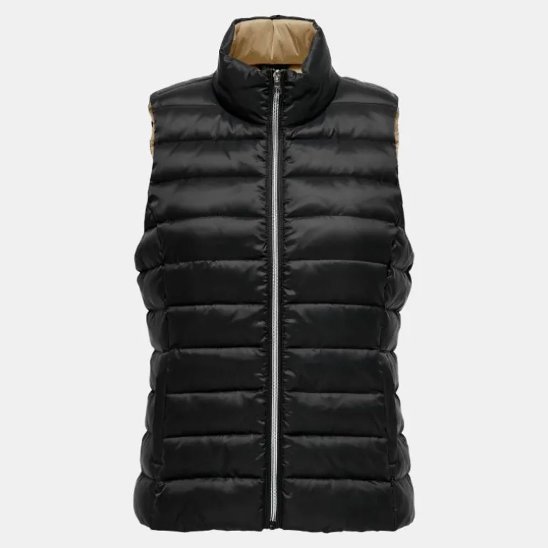 Doudoune sans manches col montant zippée Femme ONLY