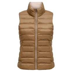 Doudoune sans manches col montant zippée Femme ONLY