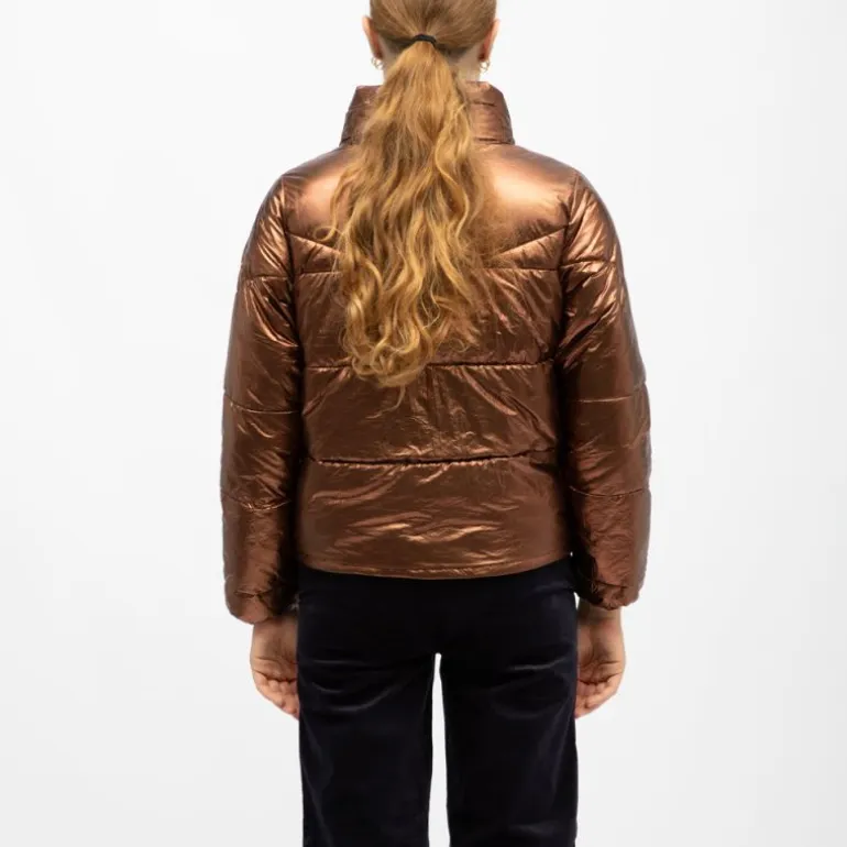 Doudoune sheila brown col montant bronze Femme DEELUXE 74