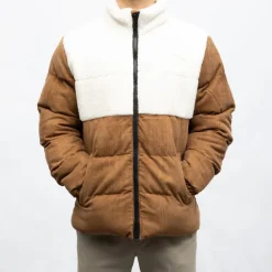 Doudoune velours sherpa cambridge zippée Homme DEELUXE 74